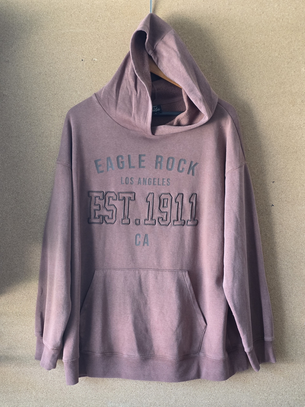 Oak & Trellis Eagle Rock Los Angeles EST 1911 Hoodie Sweatshirt Sz XL Streetwear